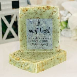 🌱🌿Mint Basil Goat Milk & Cream Essential Lather